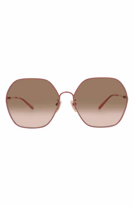 Chloé 61mm Oversize Round Sunglasses