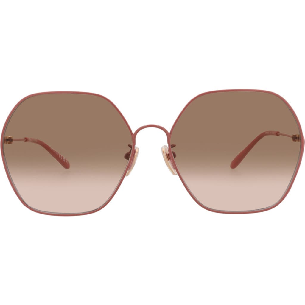 Chloé 61mm Oversize Round Sunglasses In Multi
