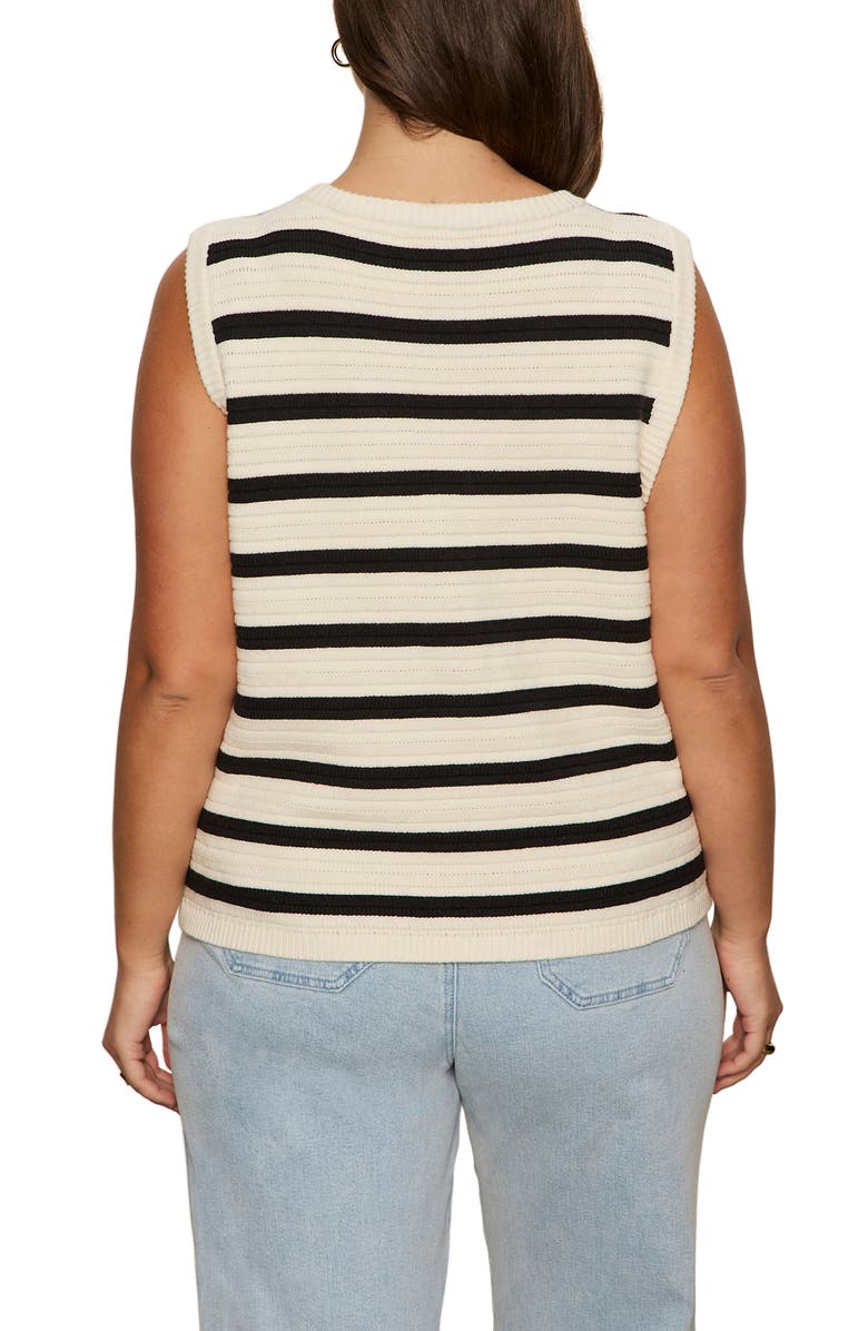 Sanctuary Textured Sweater Vest, Alternate, color, Macrame B