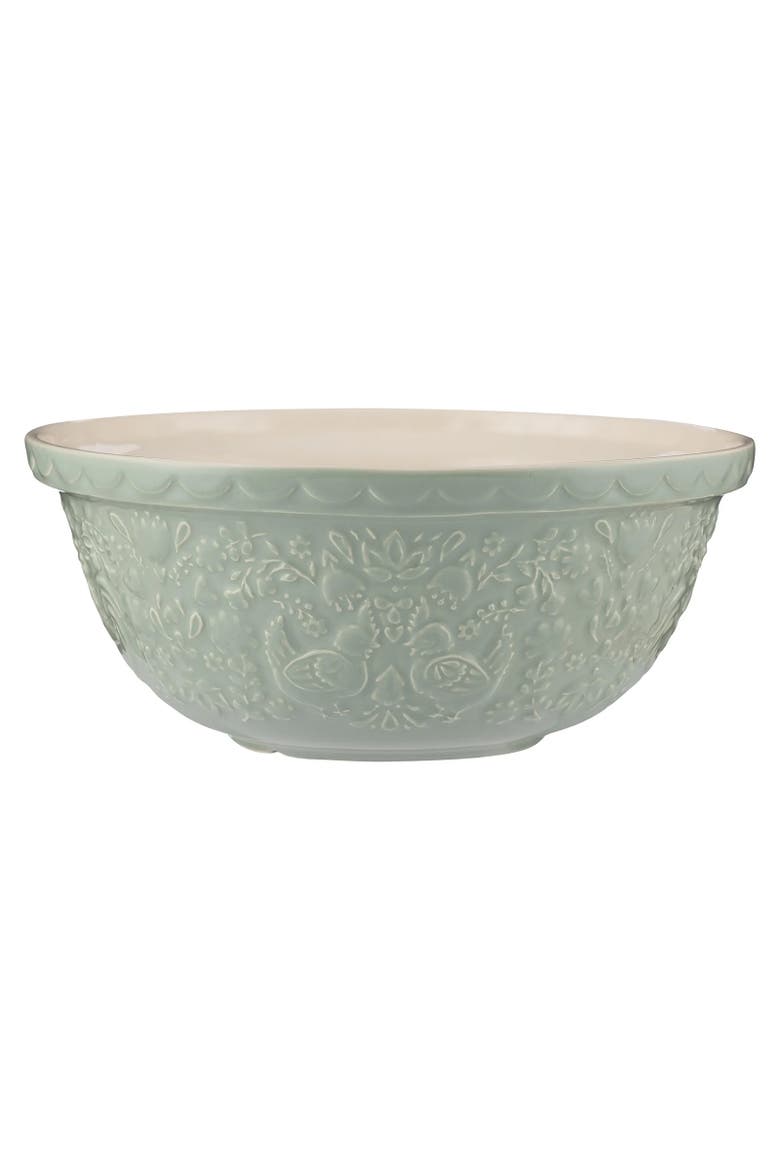 Home to Roost Size 12 Mixing Bowl, 4.25 Quart, Main, color, Green