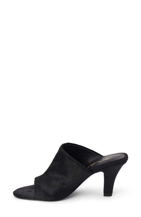 Dante Genuine Calf Hair Slide Sandal