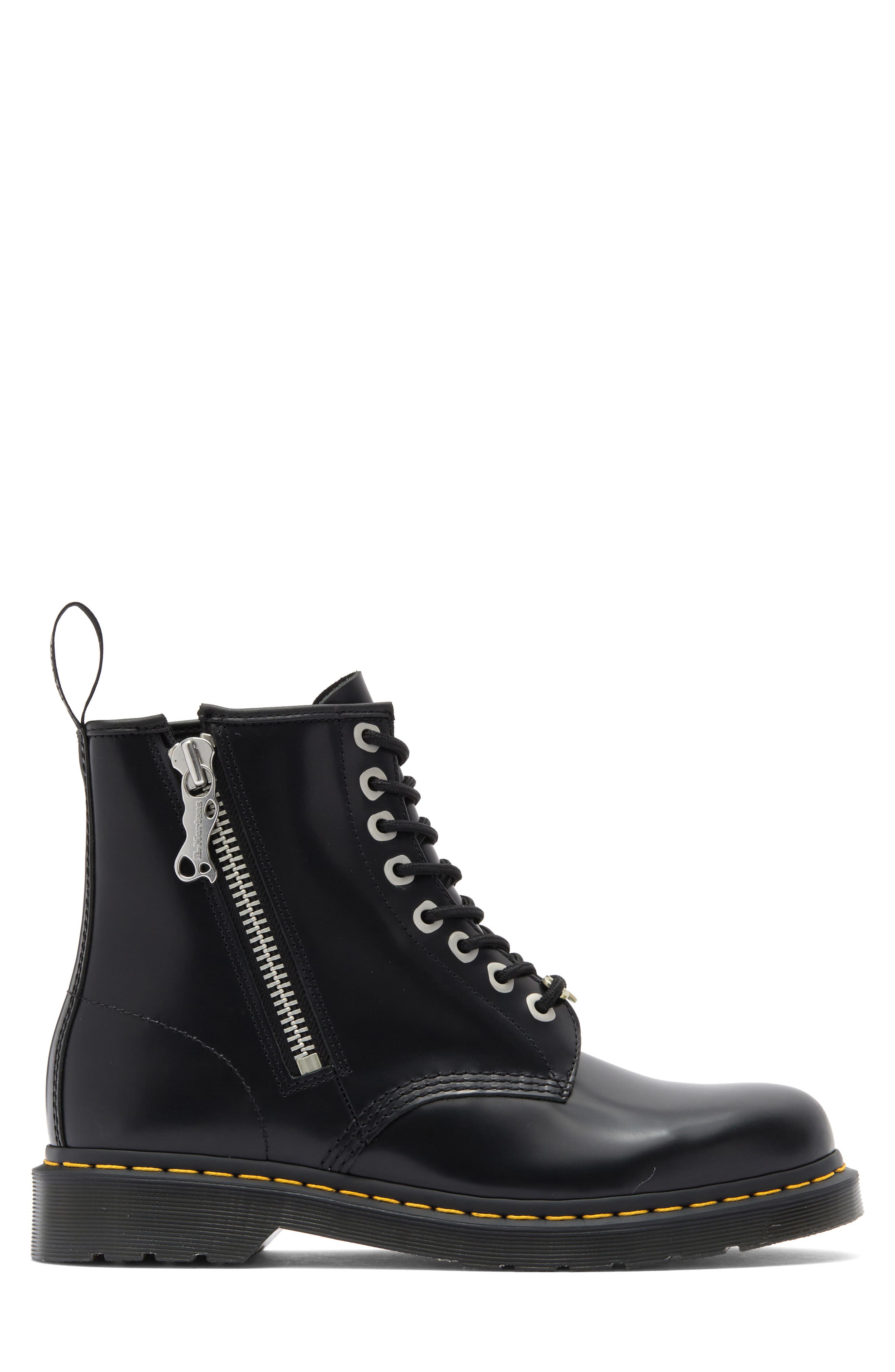Dr. Martens 1460 Lace-Up Boot, Alternate, color, Black