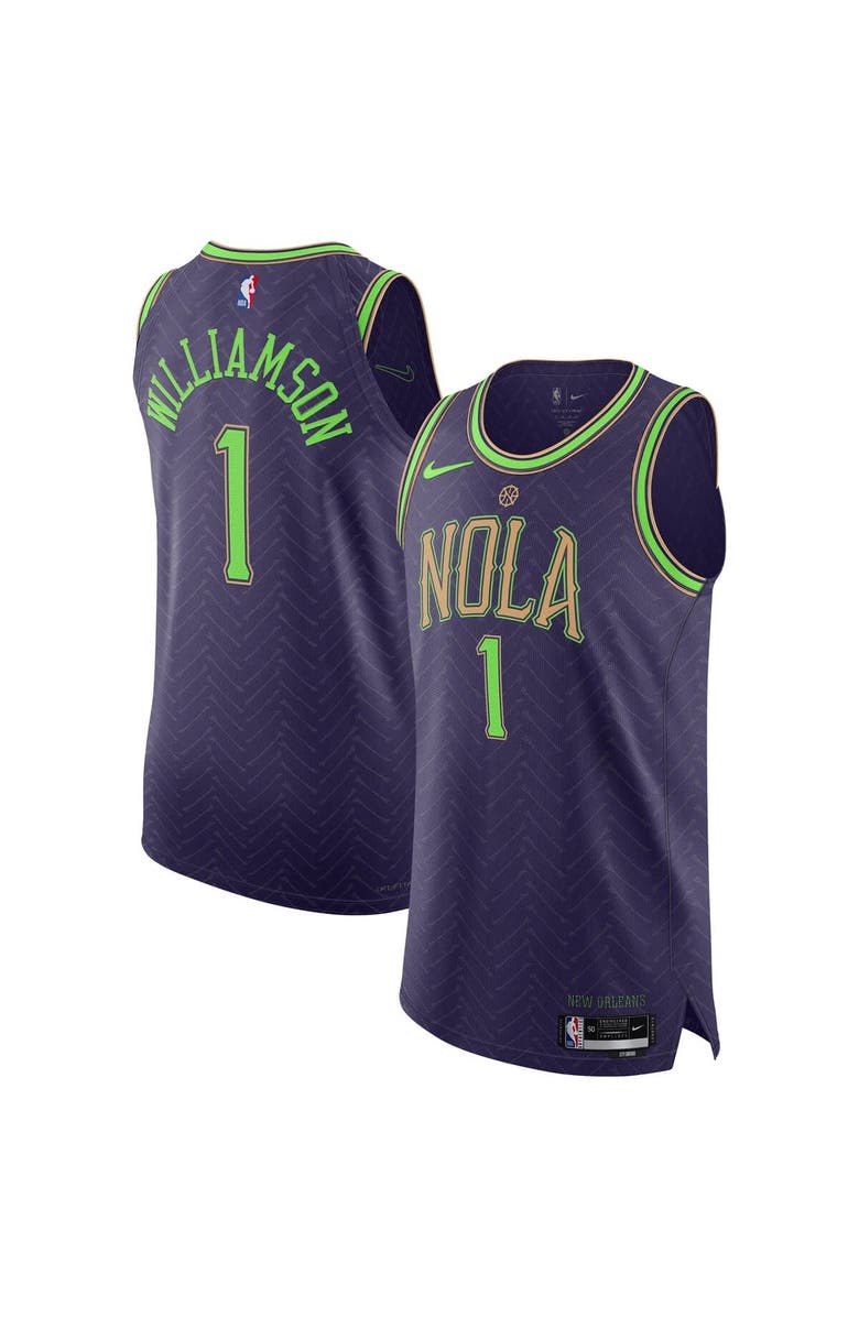 Nike Men's Nike Zion Williamson Purple New Orleans Pelicans 2024/25 Authentic Player Jersey - City Edition, Main, color, 