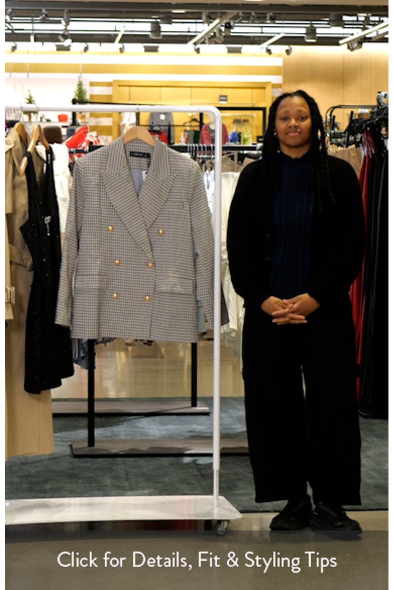 Palermo Check Double Breasted Blazer video