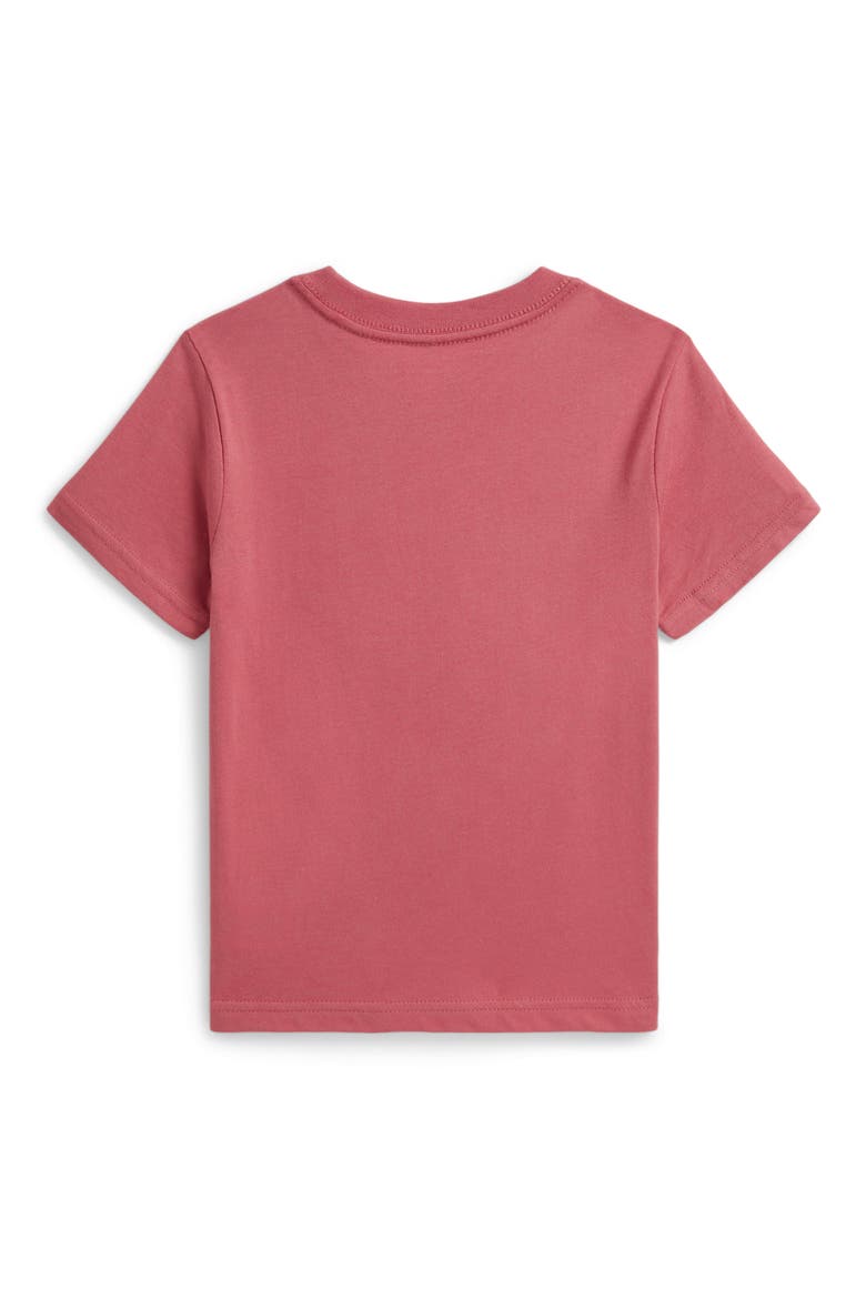 Kids' Polo Bear Cotton Graphic T-Shirt, Alternate, color, ADIRONDACK BERRY