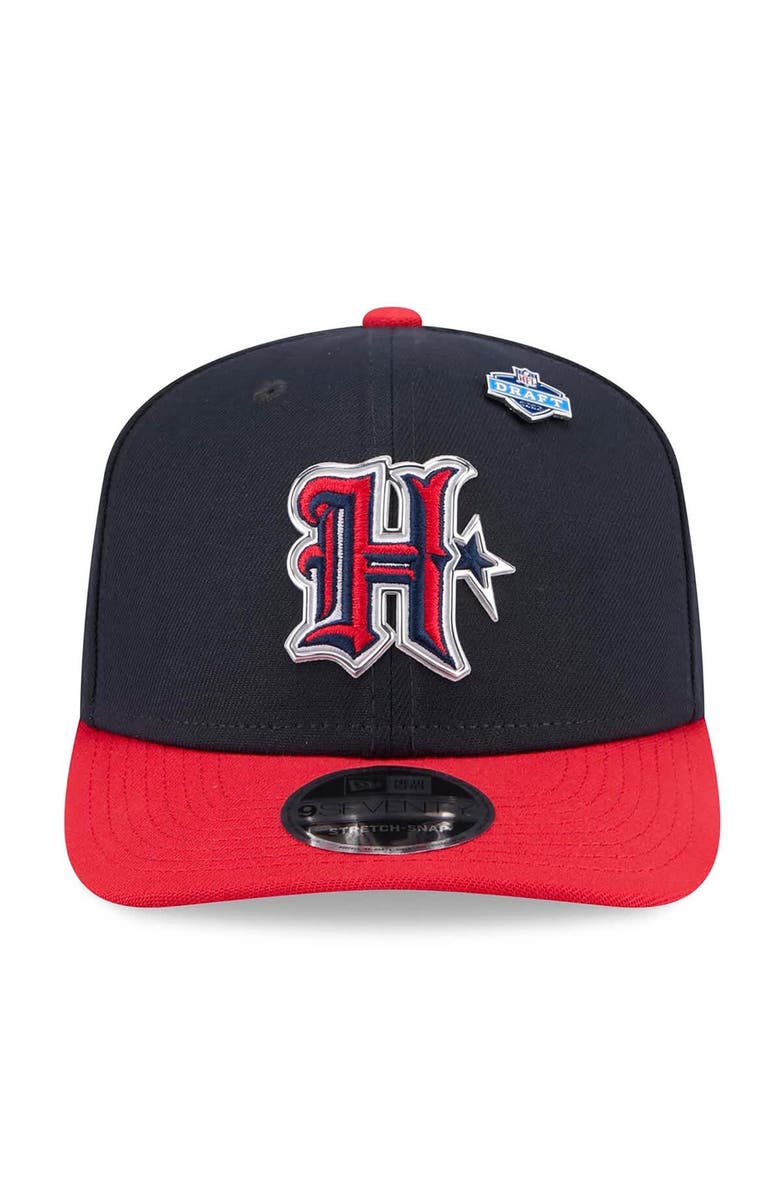 New Era Men's New Era Navy/Red Houston Texans 2026 NFL Draft 9SEVENTY Adjustable Hat, Alternate, color, Navy