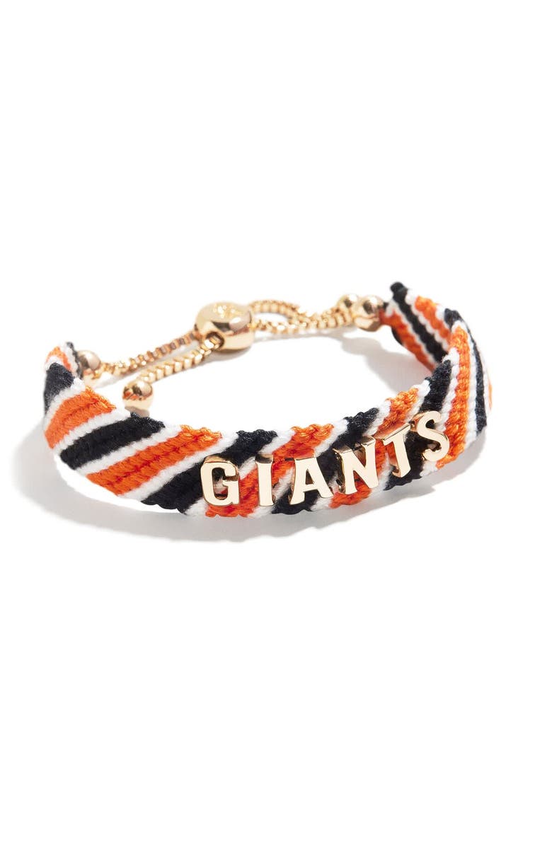 BaubleBar San Francisco Giants Woven Friendship Bracelet, Main, color, Orange