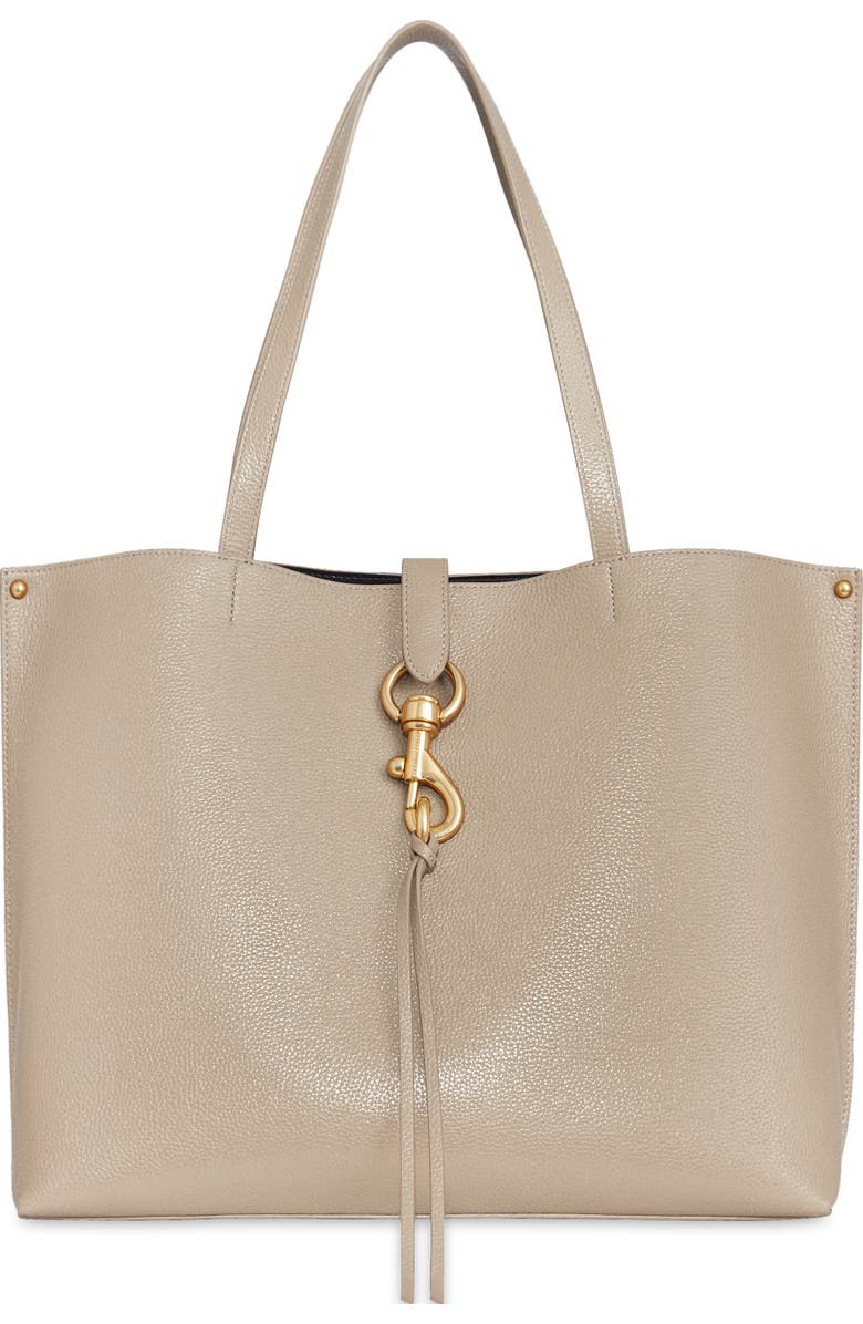 Rebecca Minkoff Megan Leather Tote, Main, color, Stone