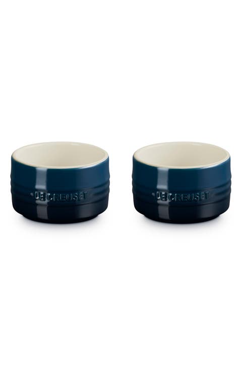 Set of 2 Stoneware Ramekins