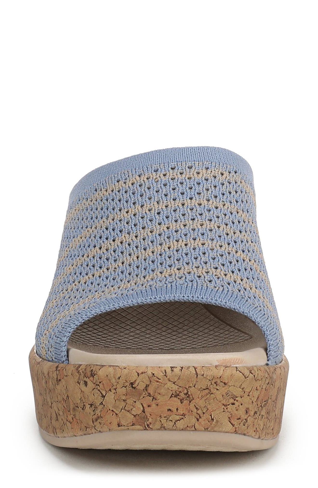 Very Ready Platform Sandal, Alternate, color, STONE WASH BLUE / SAND CASTLE