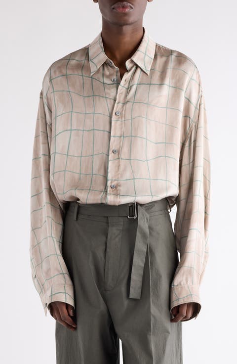 Setar Paint Check Button-Up Shirt