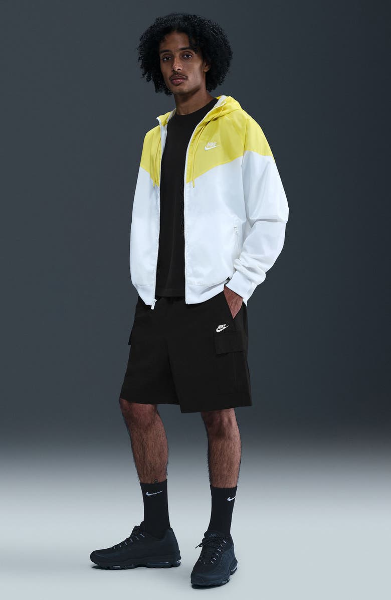 Nike Club Utility Shorts, Alternate, color, Black/ White