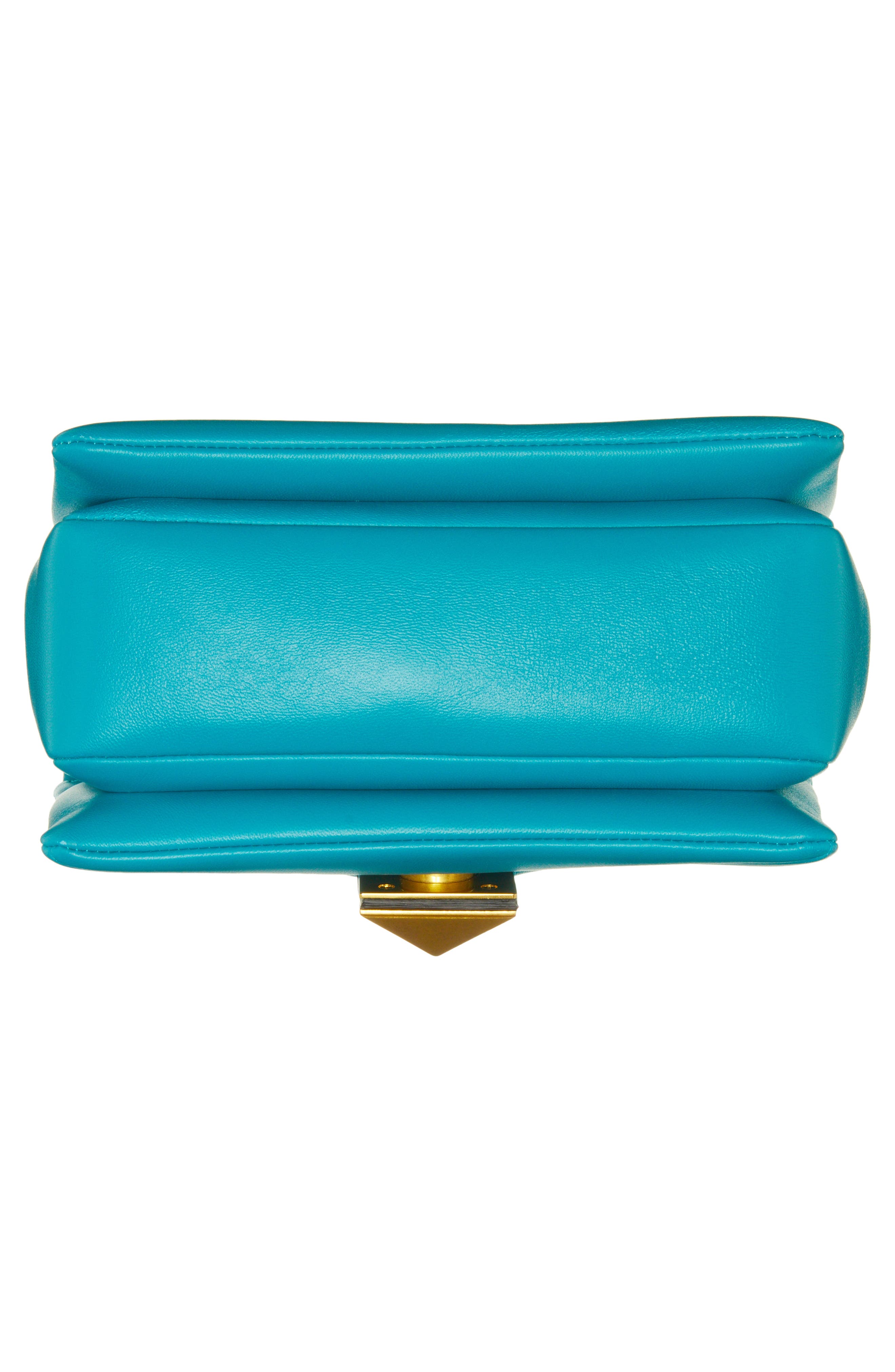 Valentino Garavani One Stud Leather Shoulder Bag, Alternate, color, 