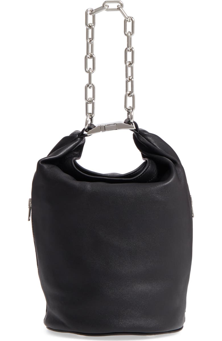 Alexander Wang Attica Leather Bucket Bag, Main, color,