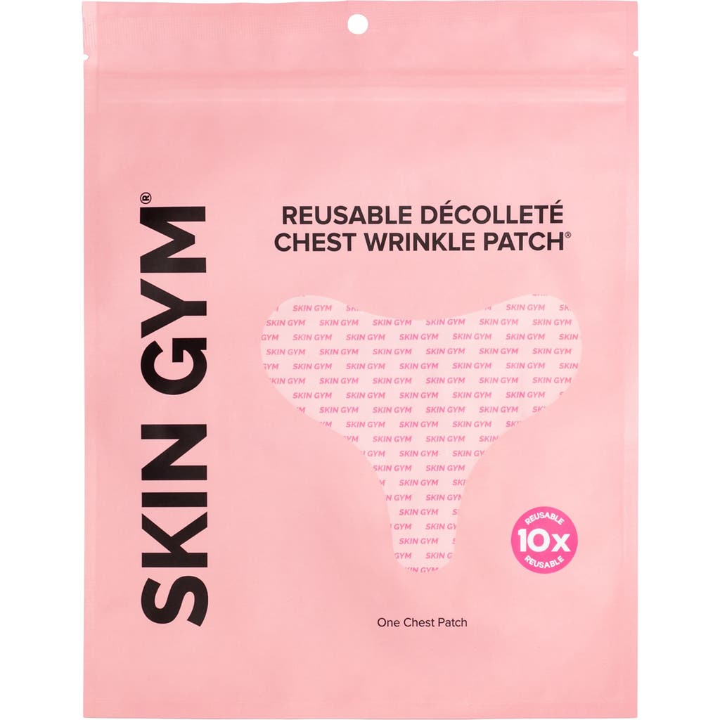 Skin Gym Reusable Décolletage Chest Wrinkle Patch In Pink