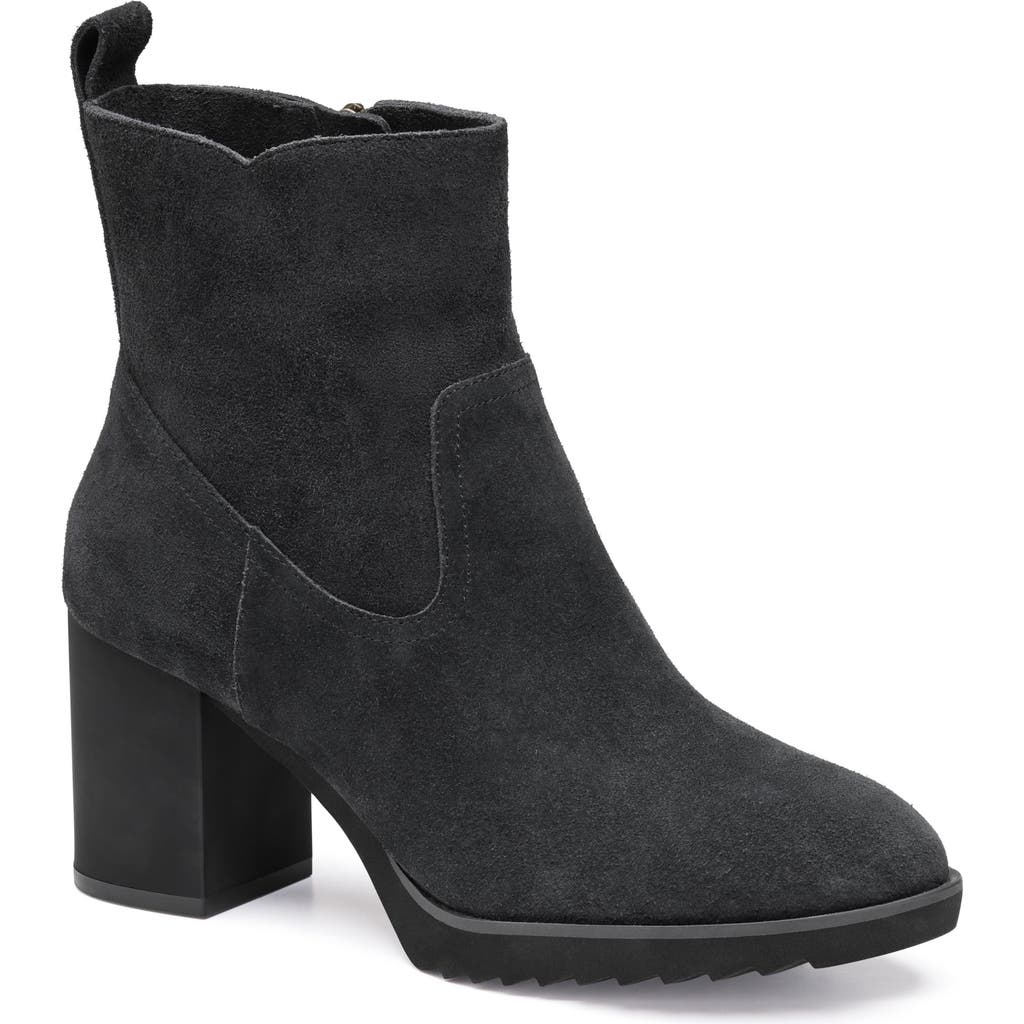 Johnston & Murphy Izzie Waterproof Platform Bootie In Black