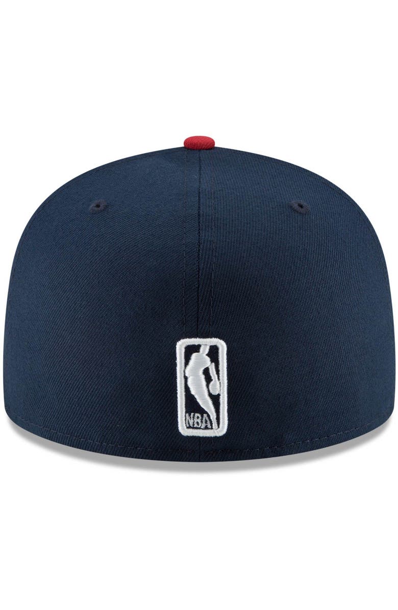 New Era Men's New Era Navy/Red Denver Nuggets 2-Tone 59FIFTY Fitted Hat, Alternate, color, Navy