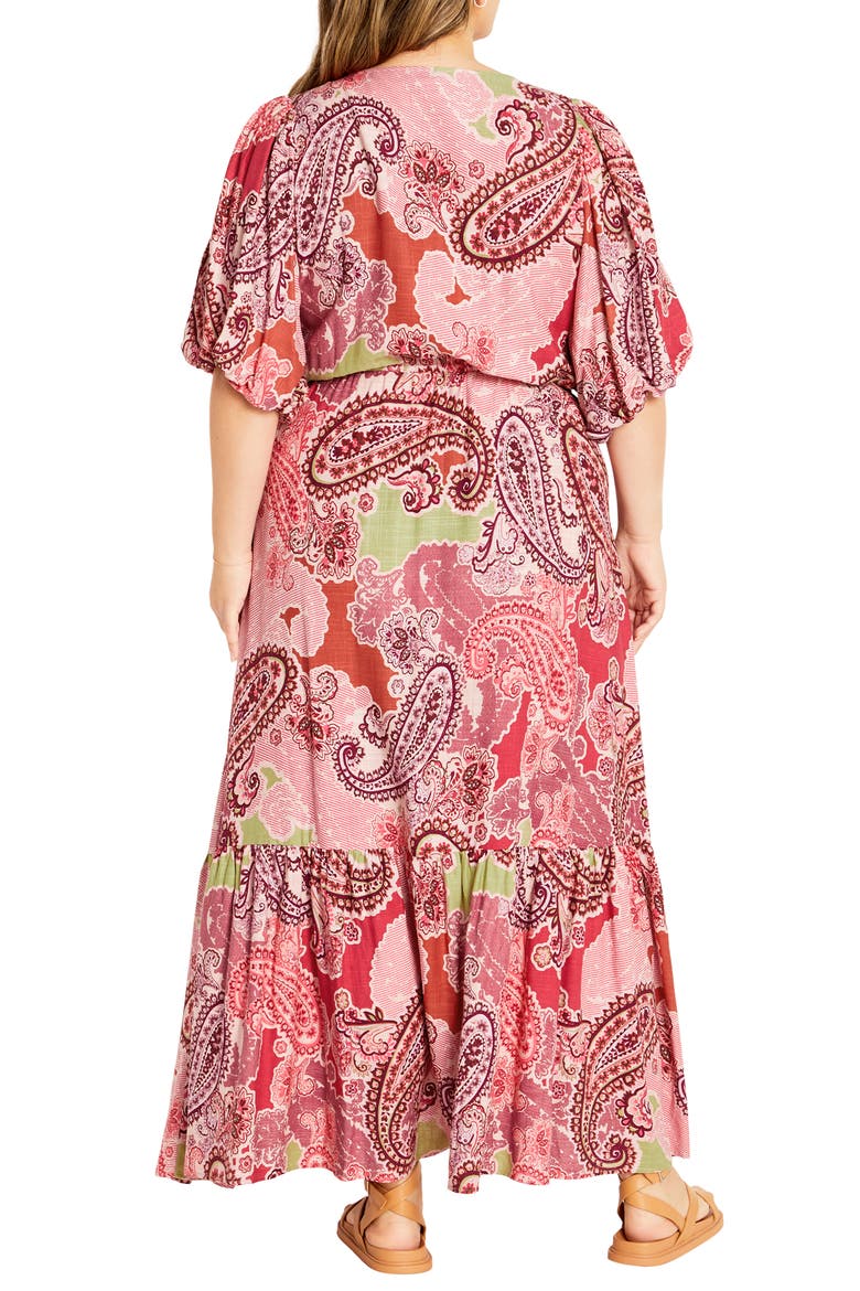 Flirtini Floral Print Maxi Dress, Alternate, color, SWEET THING