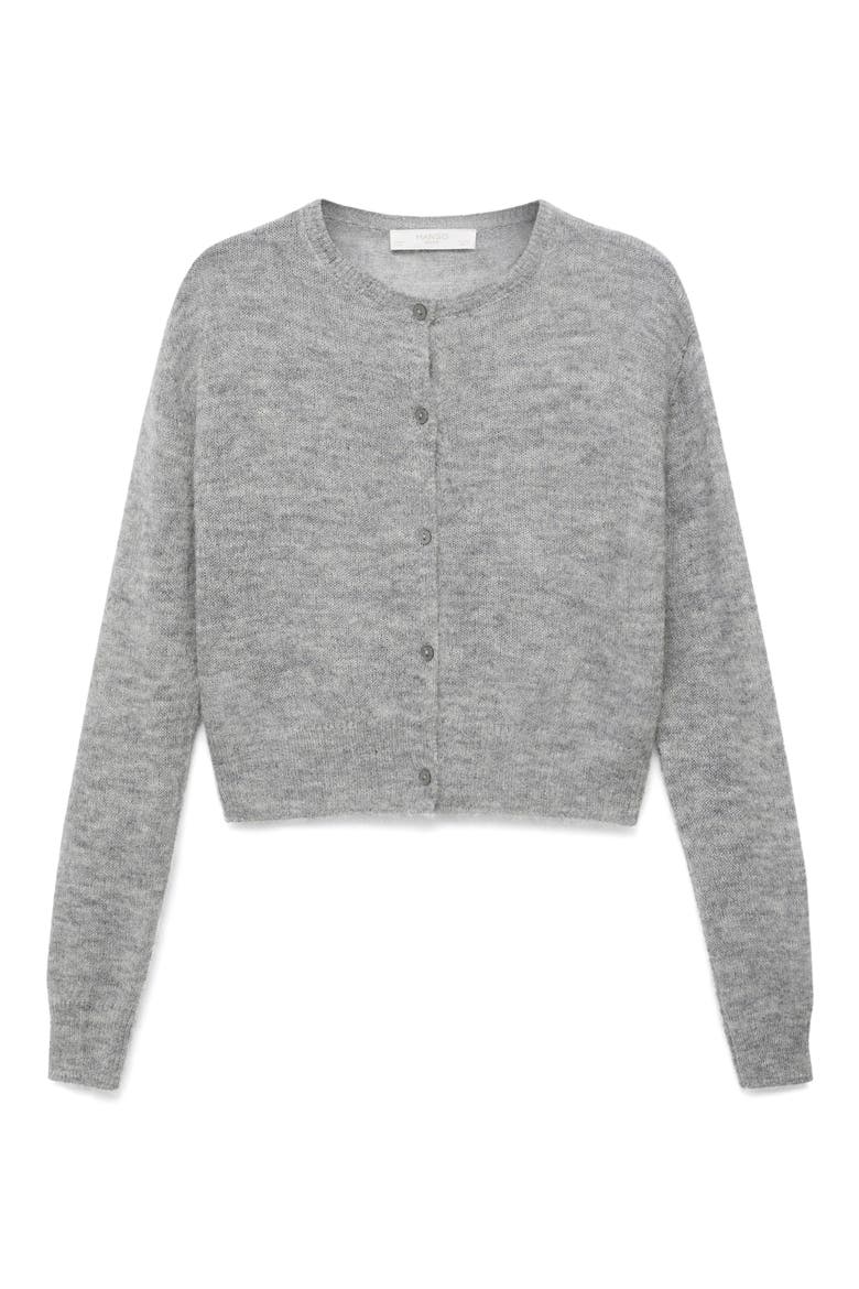 Crop Cardigan, Alternate, color, MEDIUM HEATHER GREY