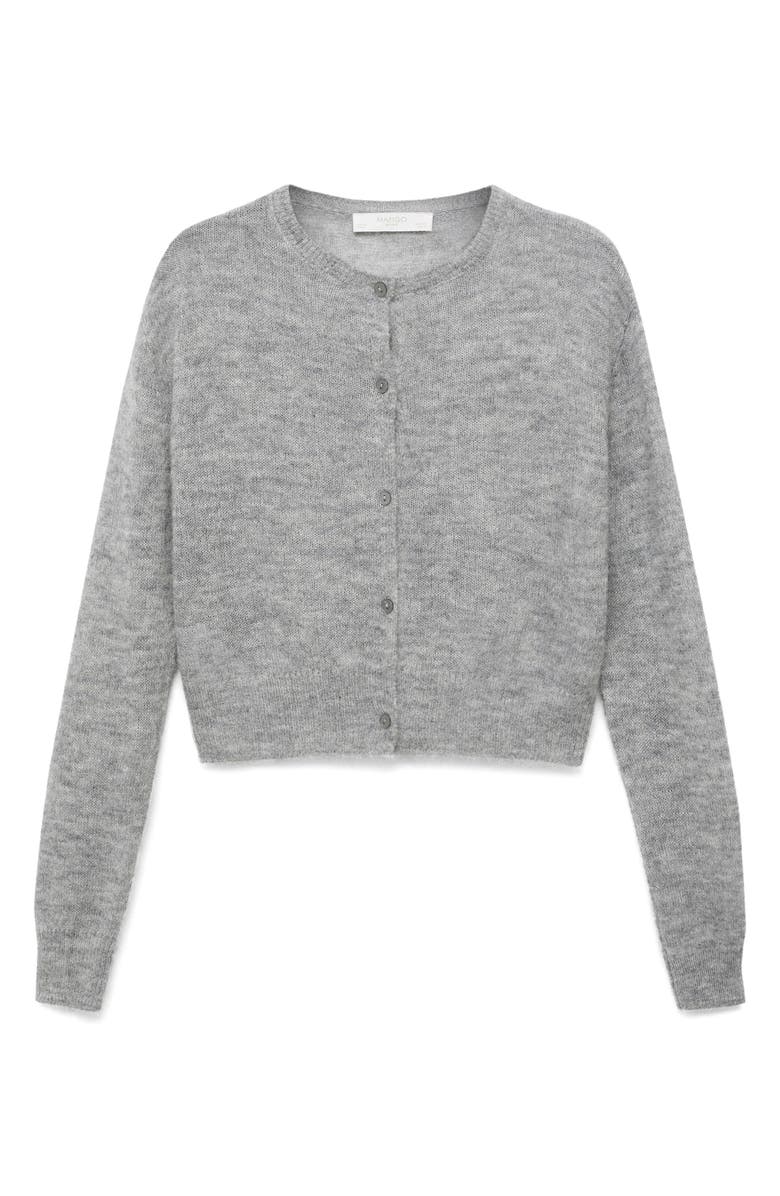 MANGO Crop Cardigan, Alternate, color, 