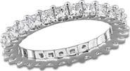 Julianna B. 2 CTW Lab-Grown Diamond Princess Eternity Ring