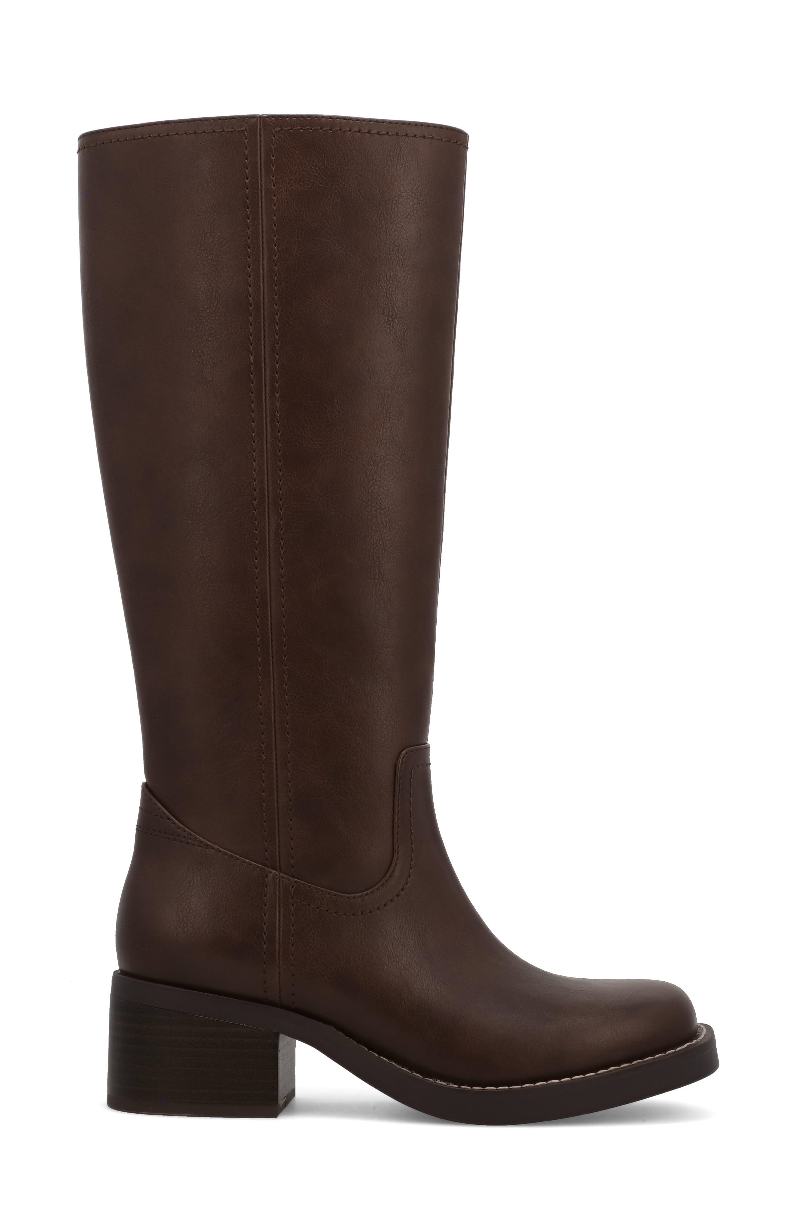 Elias Knee High Boot, Alternate, color, DARK BROWN