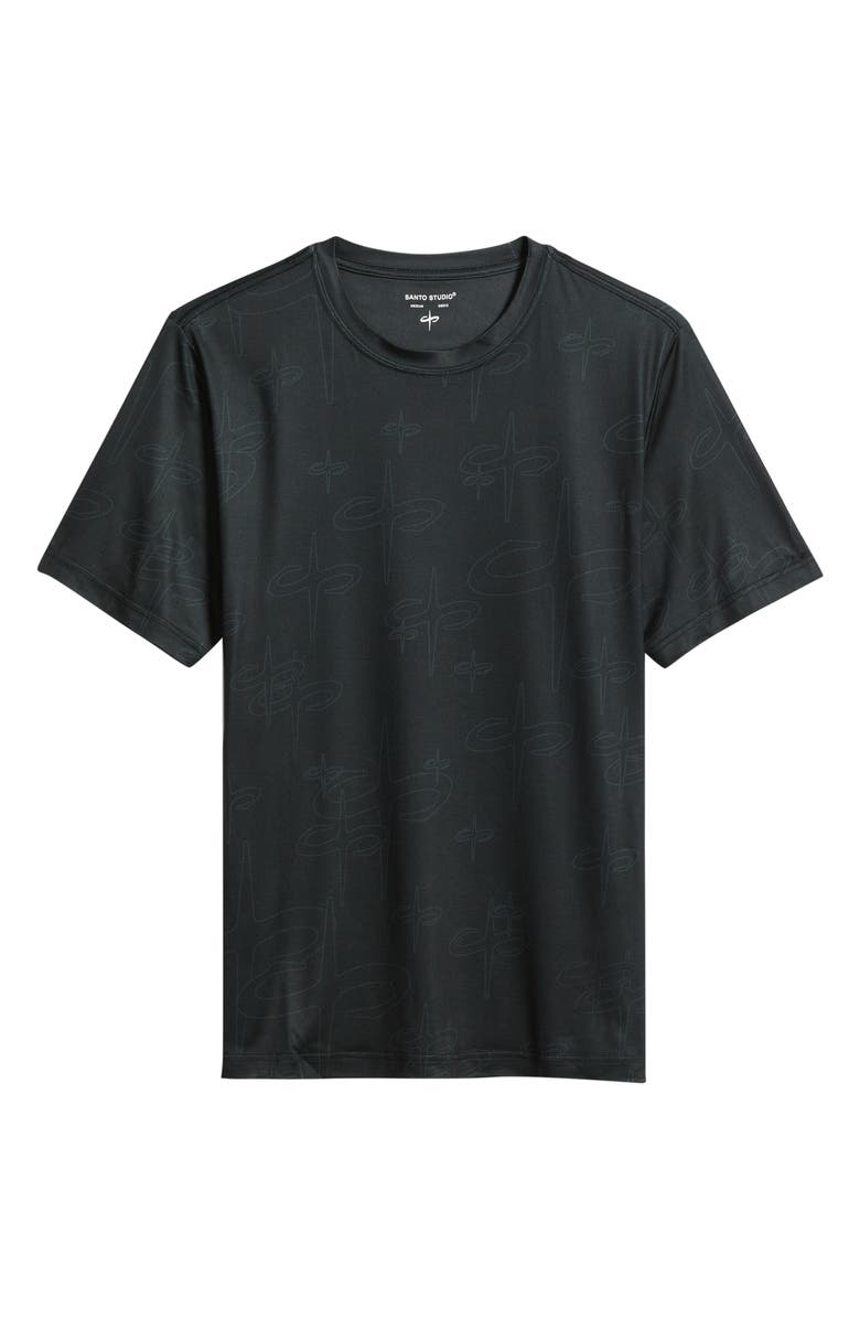 SANTO STUDIO Tempo Tech T-Shirt, Alternate, color, Black Insignia