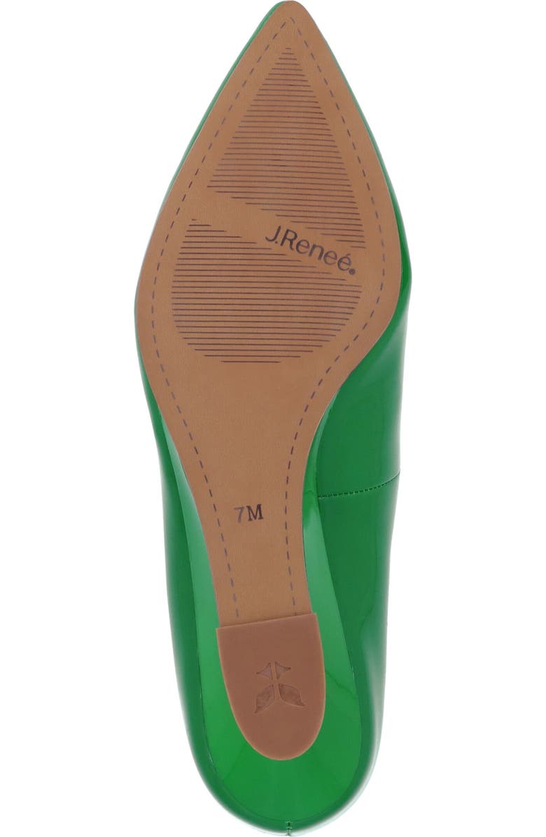 J. Reneé Anisha Pointed Toe Pump, Alternate, color, Green