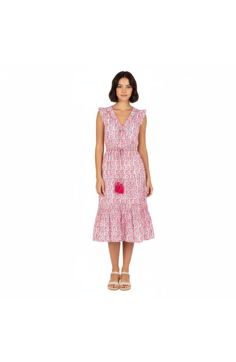 Mer St. Barth Giselle Womens Maxi Dress, Alternate, color, Pink