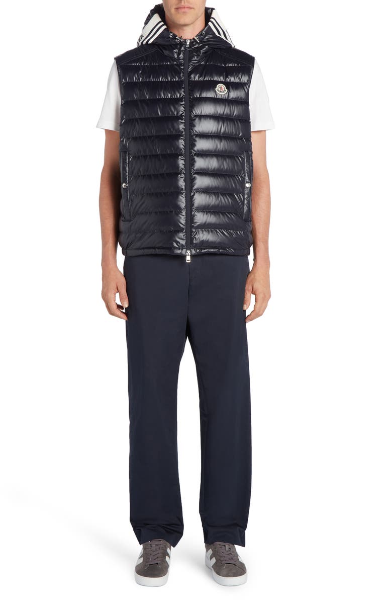 Moncler Clai Hooded Down Vest, Alternate, color, 
