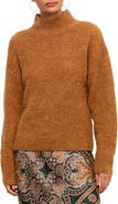 Karen Kane Mock Neck Boucle Sweater