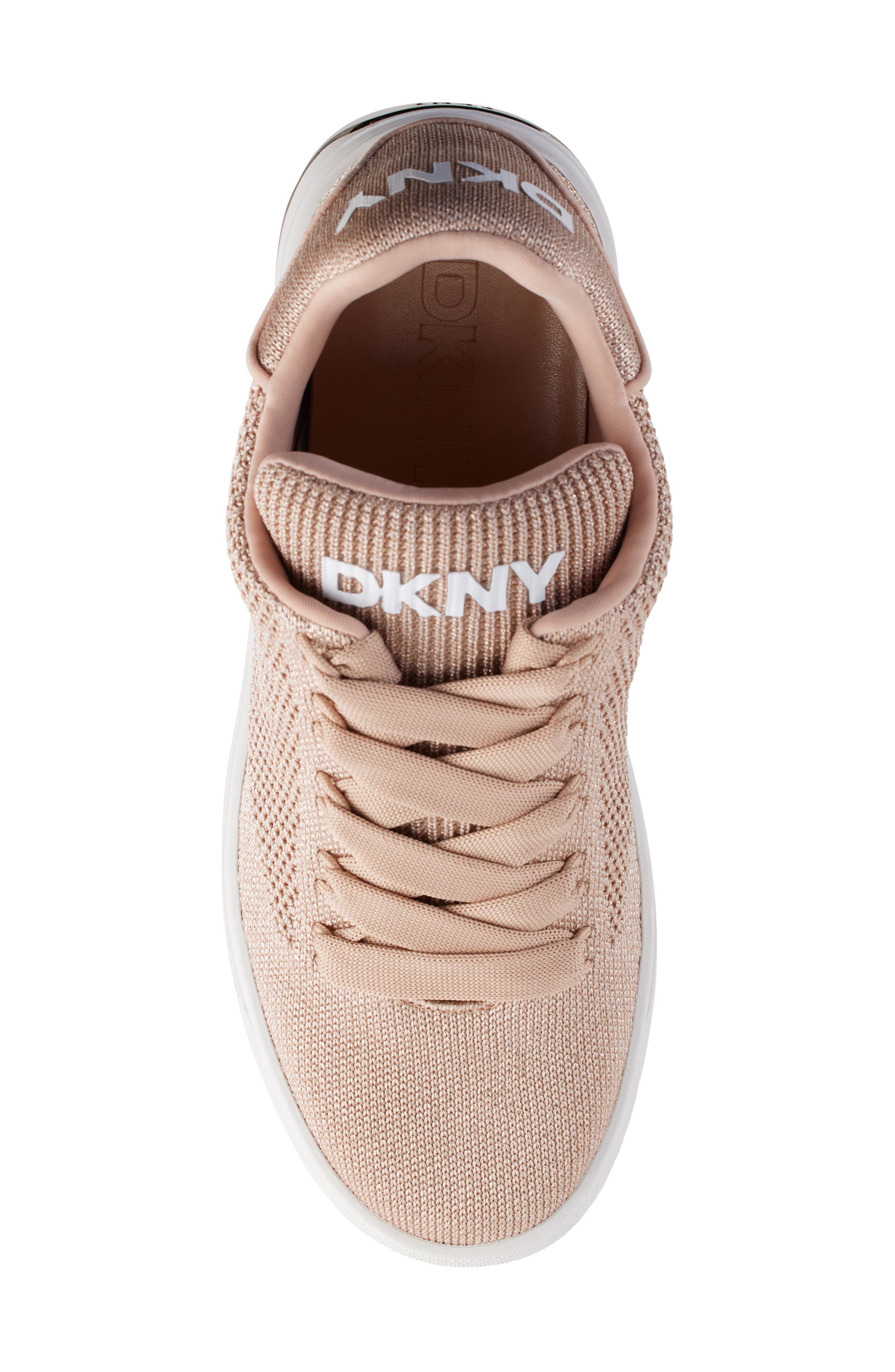DKNY Abeni Knit Sneaker, Alternate, color, Pink