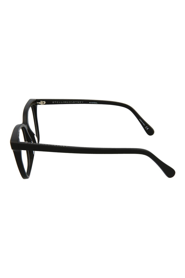 51mm Square Optical Frames, Alternate, color, BLACK BLACK TRANSPARENT/ TRN