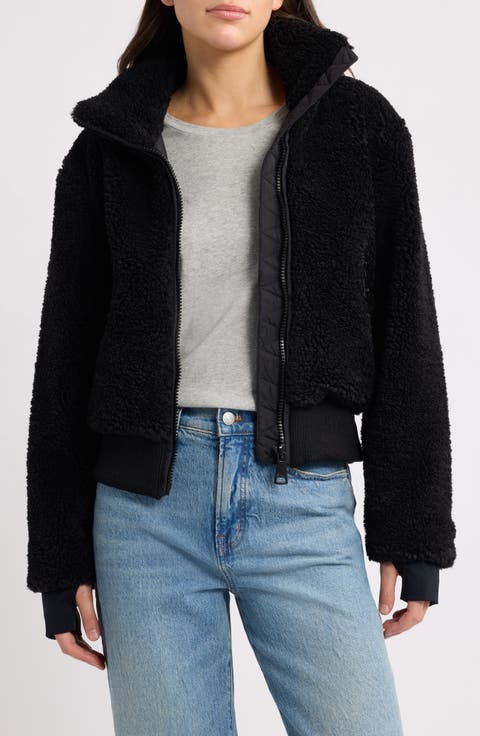 Shiloh Faux Fur Bomber Jacket