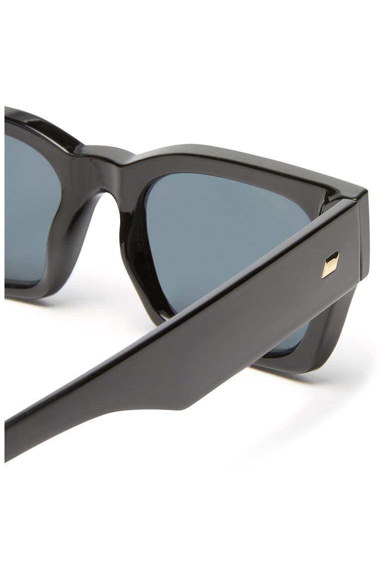 Shmood 52mm Rectangular Sunglasses, Alternate, color, BLACK