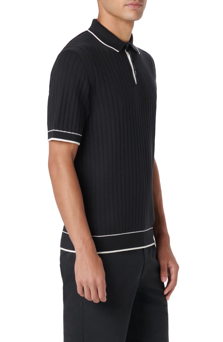 Bugatchi Rib Knit Polo, Alternate, color, 