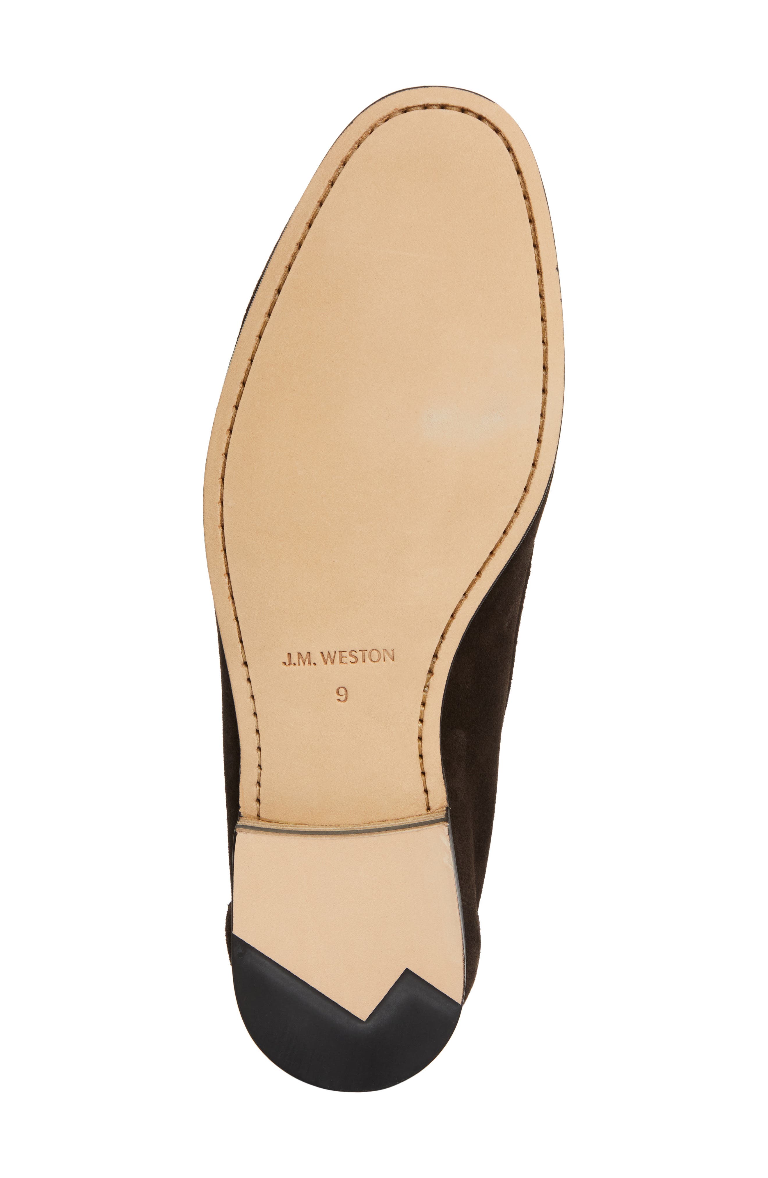 JM WESTON Woogie Penny Loafer, Alternate, color, Dark Brown