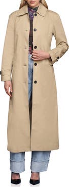 Avec Les Filles Belted Longline Trench Coat