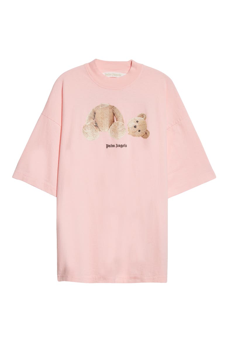 Women's Headless Bear Oversize Cotton Graphic Tee, Alternate, color, ALMOND BLOSSOM BROWN