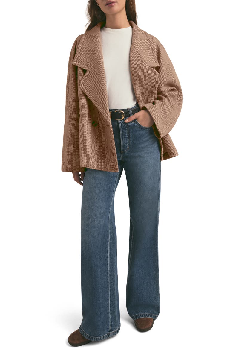 Favorite Daughter The Cameron Herringbone Coat, Alternate, color, 