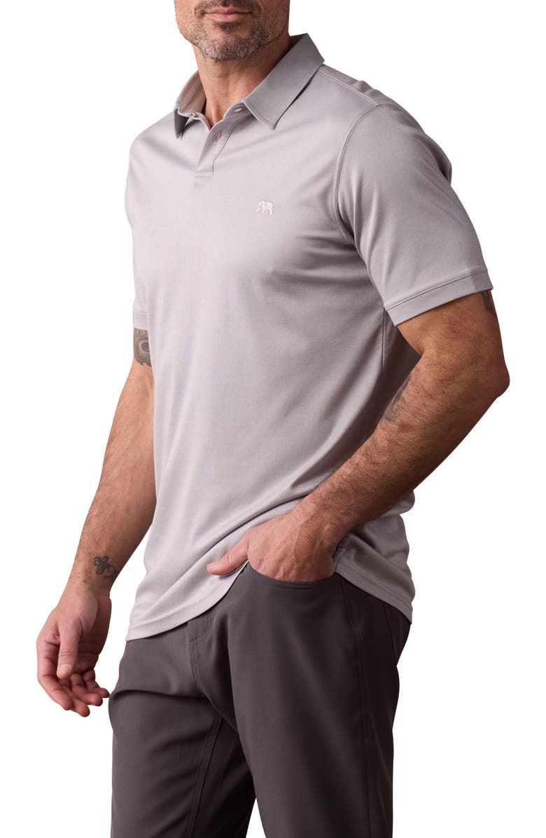 The Normal Brand Performance Piqué Polo, Alternate, color, Greystone