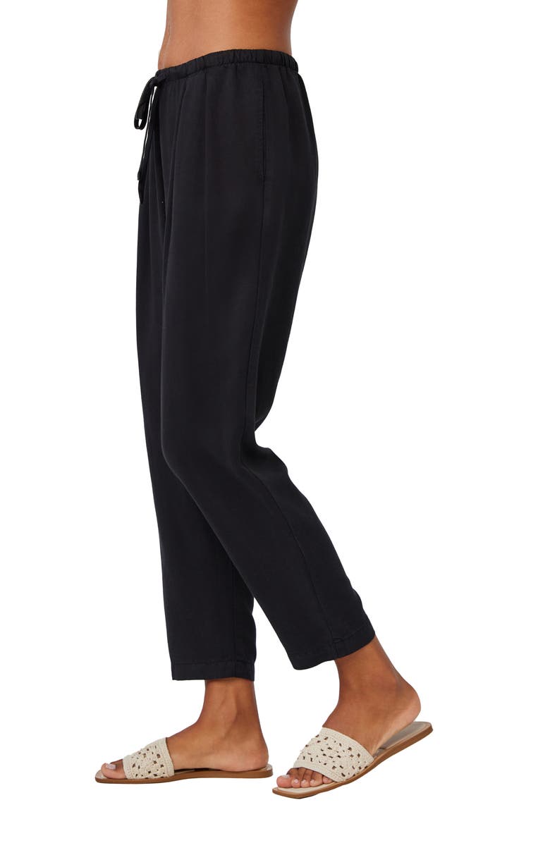 Bella Dahl Lina Pleated Drawstring Ankle Pants, Alternate, color, 