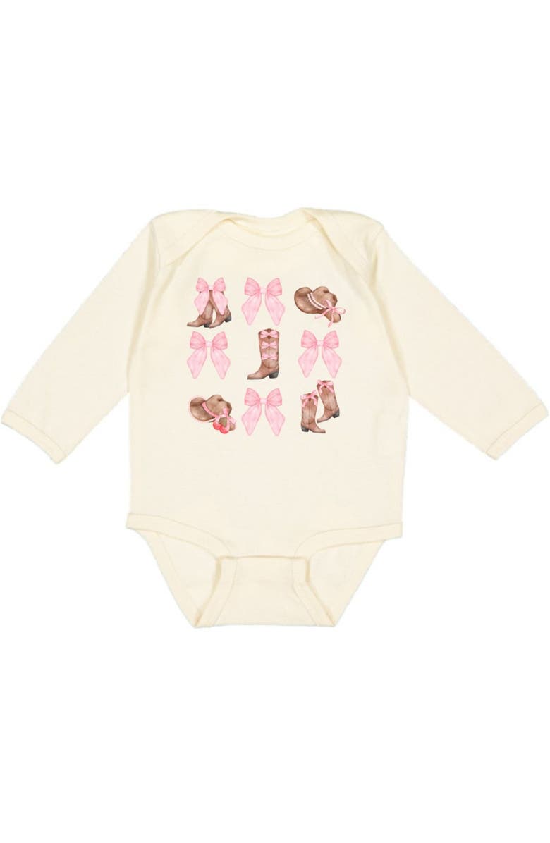 Sweet Wink Cowgirl Long Sleeve Bodysuit, Main, color,