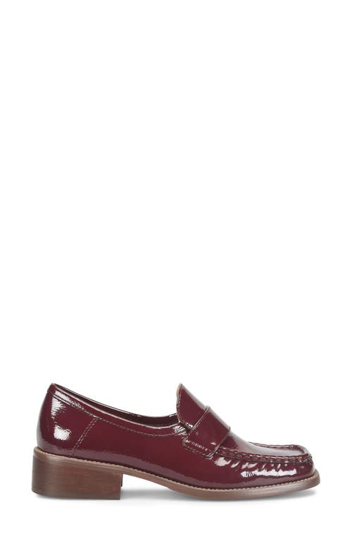 Korks Frey Patent Loafer In Brown