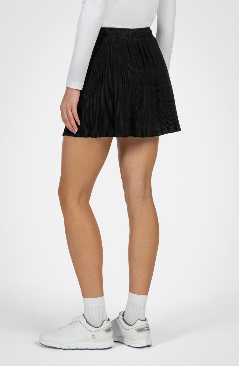 Golf Linx 18 Swift Pleated Performance Skort, Alternate, color, Black