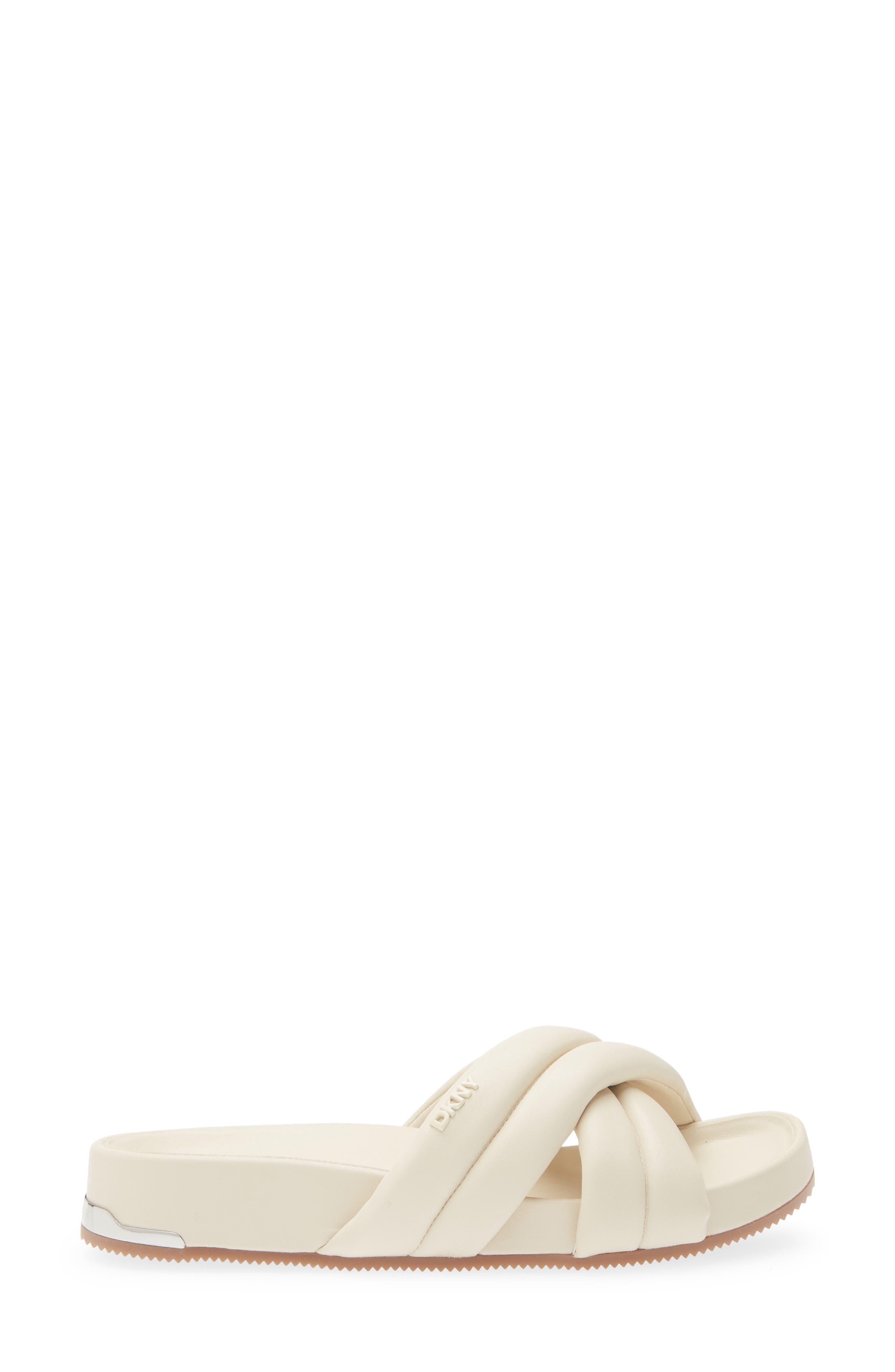 Indra Crisscross Platform Slide Sandal, Alternate, color, BONE