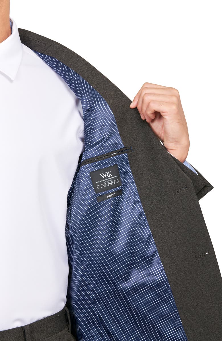 W.R.K Tailored Slim Fit Textured Suit, Alternate, color, 