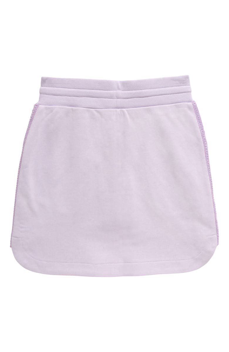GIVENCHY KIDS Kids' Logo Embroidered Lace Inset Fleece Skirt, Alternate, color, 935-Lilac