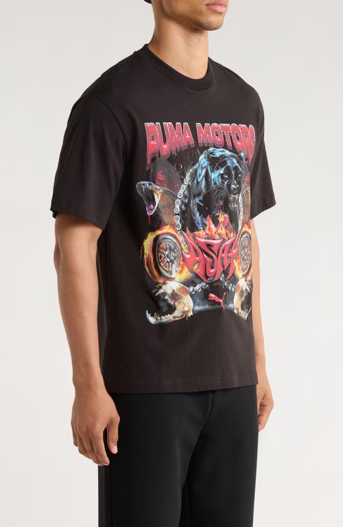 Puma X A$ap Rocky Motors Tee T-shirt In Black