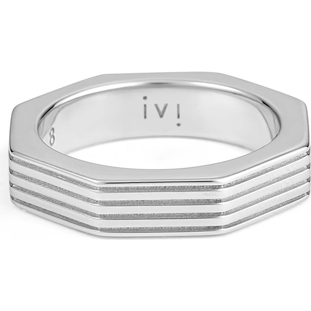 Ivi Los Angeles Octagon Band Ring